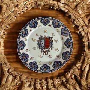 Vintage Porcelain Plate French Samson Hand Painted Collectible Plate Gift
